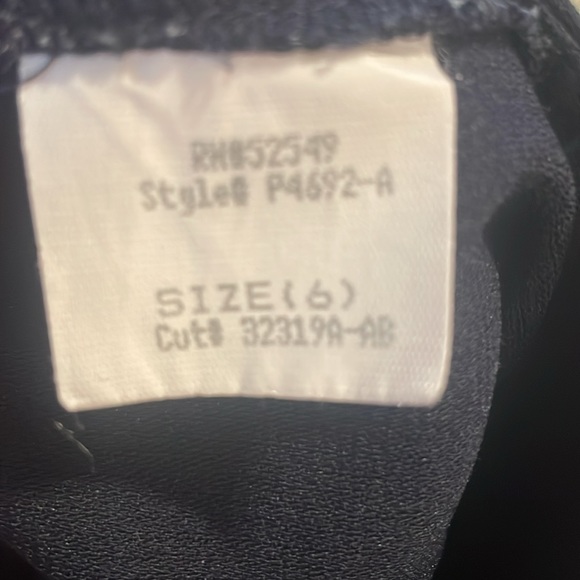 Ann Taylor dress pants belt loops high waisted flare navy blue women’s size 6 - Picture 8 of 8